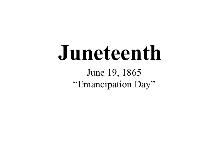 The Big Deal about Juneteenth